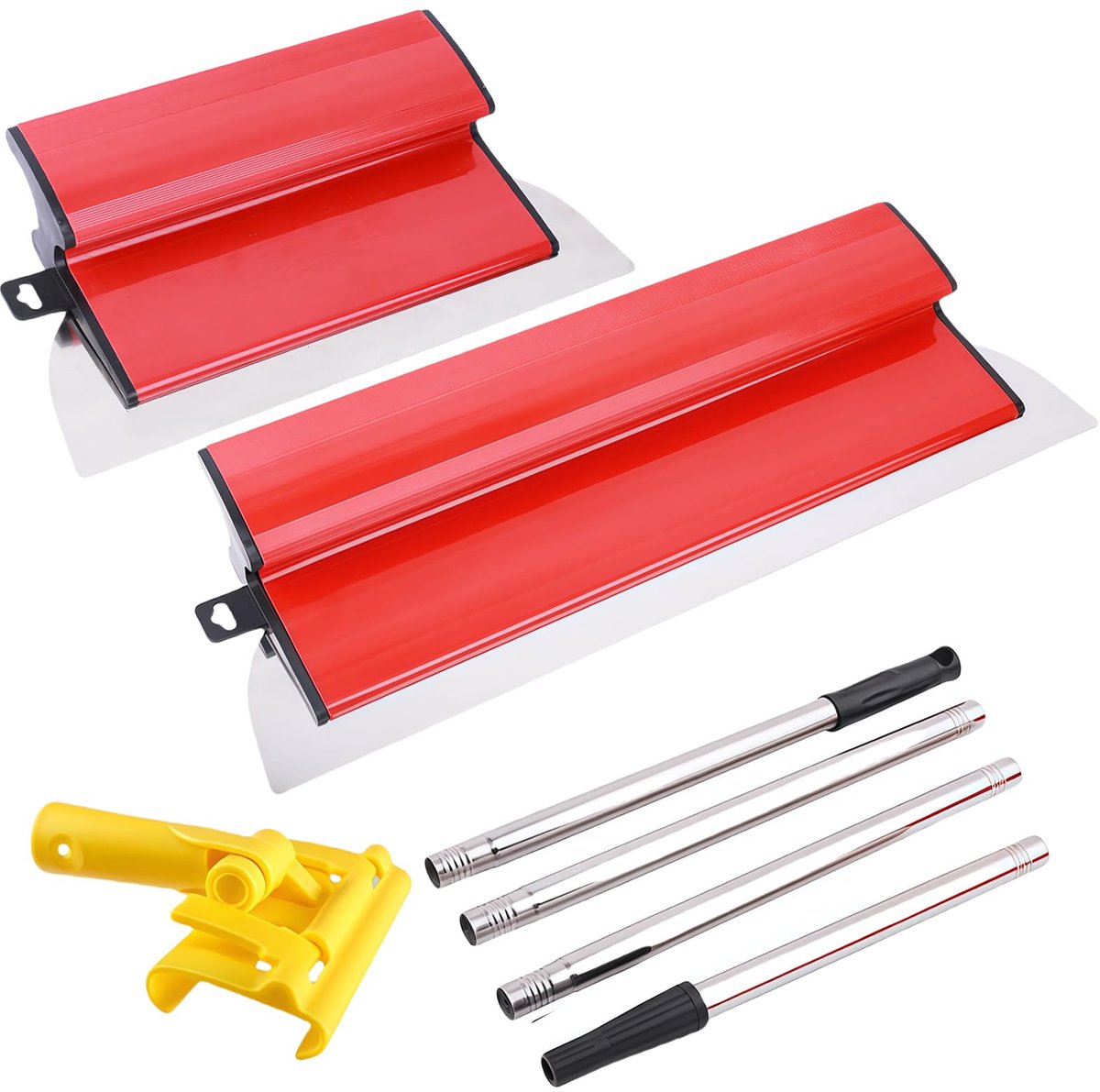 Spatelset, 25 cm + 40 cm, roestvrij staal, spatel, spatel, spatel, spatel, spatel, voor gipsplaten, gipsplaten en wanddecoratie