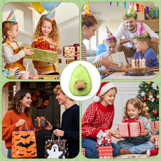 Knuffeldier, 35 cm, pluche Capybara 2-in-1, schattig, pluche knuffeldier, grappig voor meisjes, kinderen, geschenken — afbeelding 5