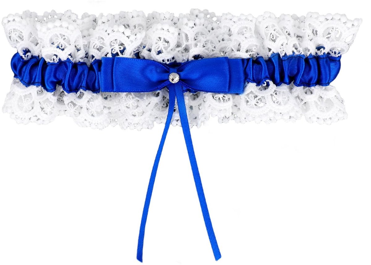 Dailygoods- Bruidskousenband Elegant - Kanten Kousenband - Bruiloftsaccessoires - Zachte Pasvorm - Lichtgewicht - 1 Stuk