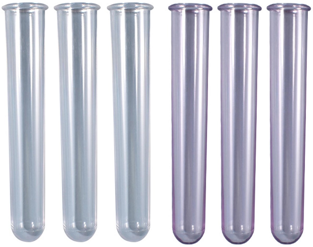 Dailygoods- Reageerbuisvaas Transparant - Siliconen Vorm - Acryl - Hydrocultuur - DIY Decoratie - Makkelijk te Reinigen - Vazen