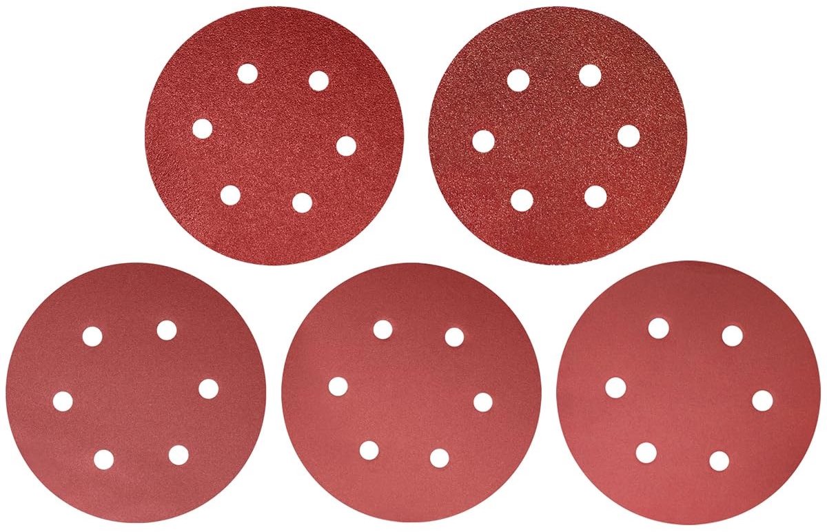 Dailygoods- Schuurpapier Set 150mm - Schuurpapier Driehoek - Schuurpapier Fijn - Schuurpapier 40/80/120/180/240 - 50 Stuks - Hoogwaardige Achtergrondpapier - Schuurdiscs
