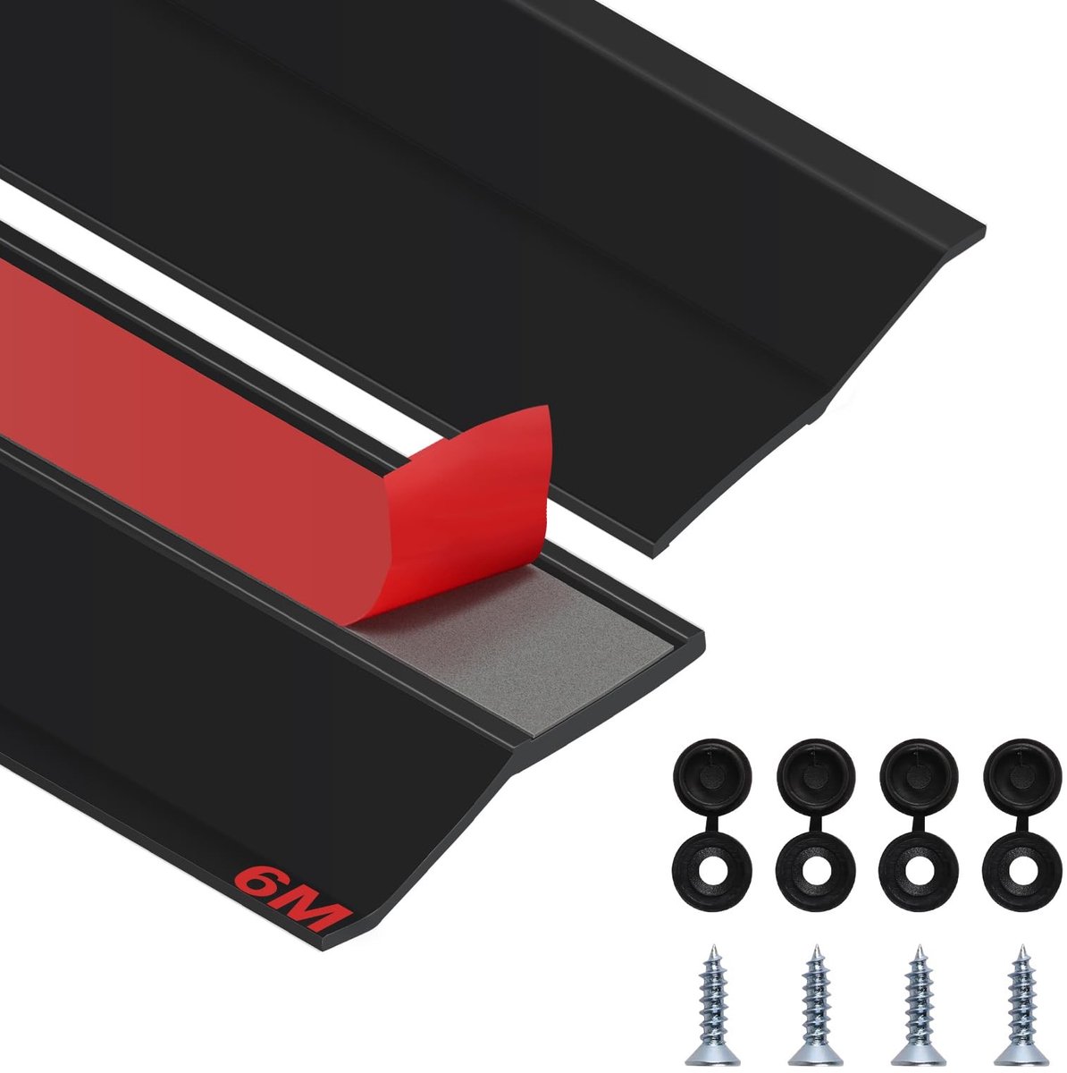 Dailygoods- Garagedeur Afdichting 10m - Zelfklevend Rubber - EPDM Materiaal - Waterdicht - Geluiddemping - Eenvoudige Installatie - Deurafdichting