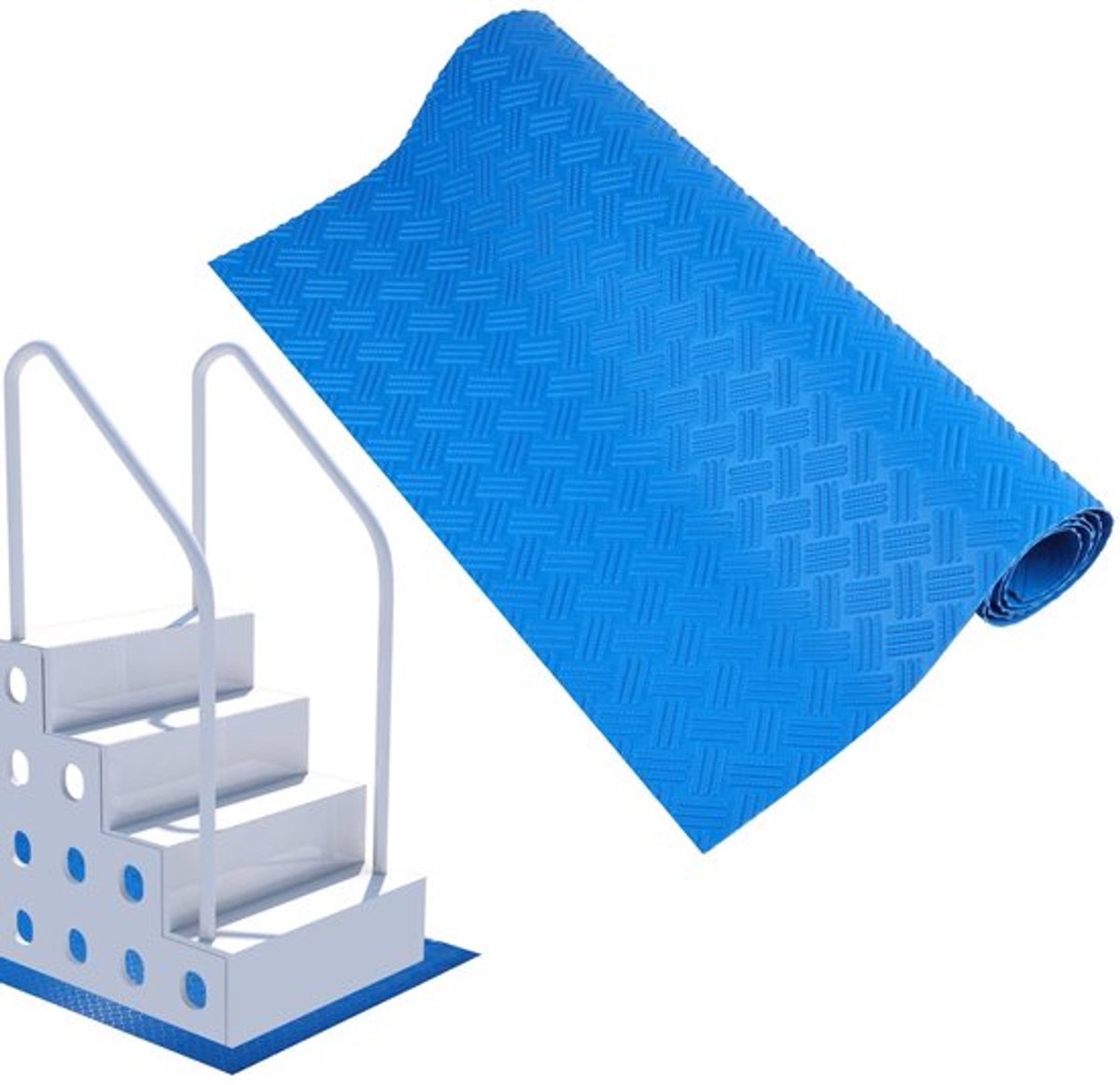 Zwembad Ladder Mat - Antislip Pad - Veilig Instappen - Duurzaam PVC