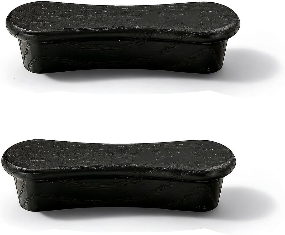 6 Stuks Houten Keukenkast Handgrepen voor Kasten en Laden - Zwart, Gat Midden: 64mm, Duurzaam en Stijlvol