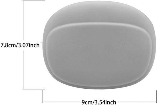 Set van 4 draagbare hoofdtelefoontassen, mini-siliconen tas, opbergtas, zachte waterdichte tas voor hoofdtelefoon, oortelefoon, bluetooth-apparaten, oplaadkabel, sleutels — afbeelding 5