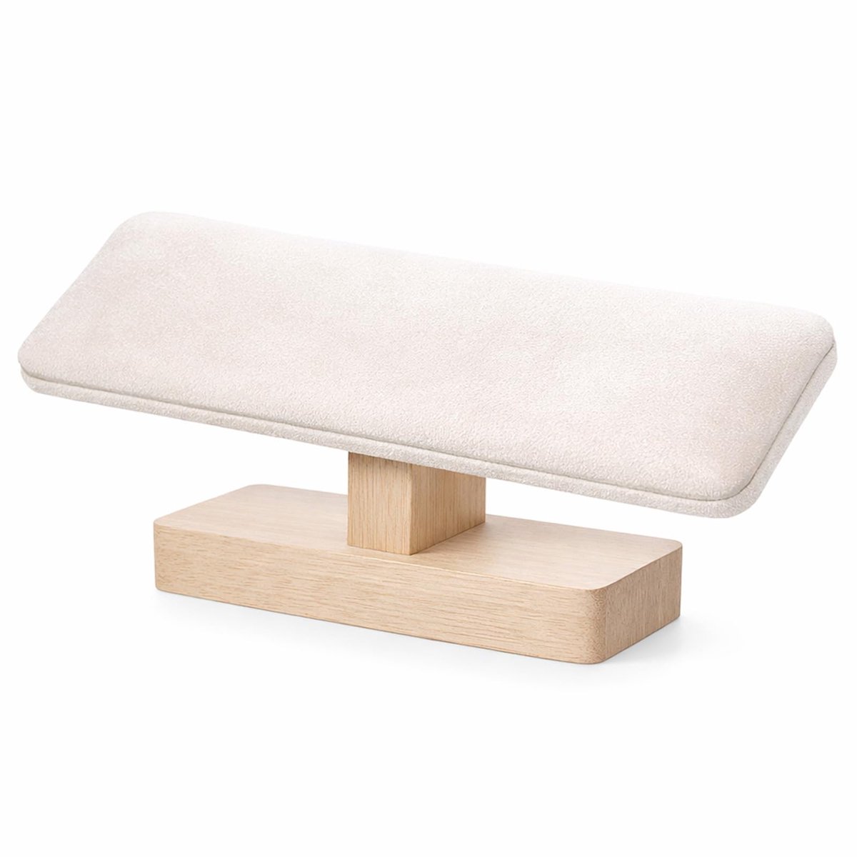 Witte houten armbandstandaard display, armbandhouder T-bar horlogestandaard van hout armbandhouder horlogehouder sieradenhouder organizer torenrek voor mannen vrouwen de detailhandel