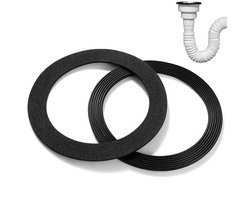 Afdichtingsring, Vervangende Gootsteenafvoeraccessoires Afdichtingsring, Lyeteung 2 Stuks 114mm Gootsteen