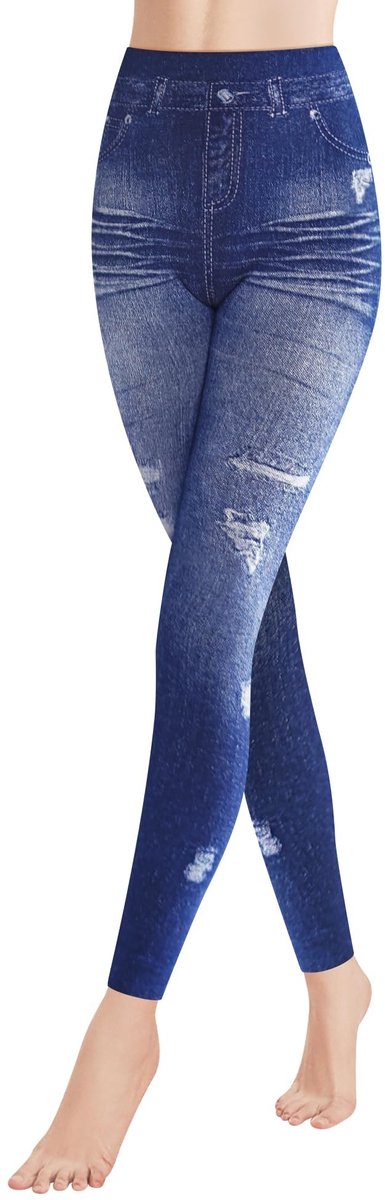 Dailygoods - Thermo Leggings Dames - Jeanslook High Waist Jeggings