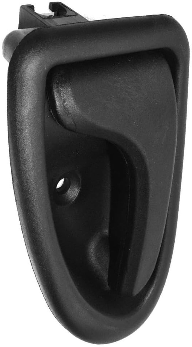 Dailygoods- Binnendeurgreep Zwart - Voor/Achter Passagierszijde - Kunststof/Metaal - Ergonomisch Ontwerp - Geschikt voor Renault Clio II/Mégane I/Scenic I/Trafic - Deurklink