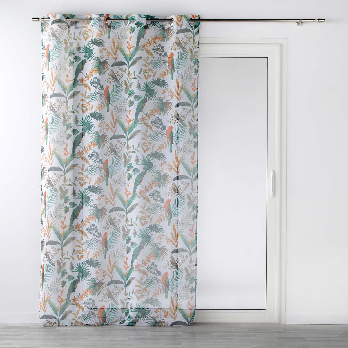 douceur d'intérieur, Gordijn met ogen, 140 x 240 cm, gezandstraald, panis, wit