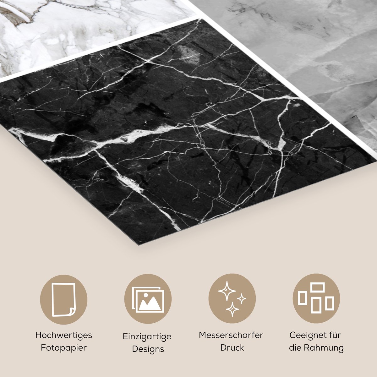 Poster Marmer - Structuur - Chic - 80x120 cm