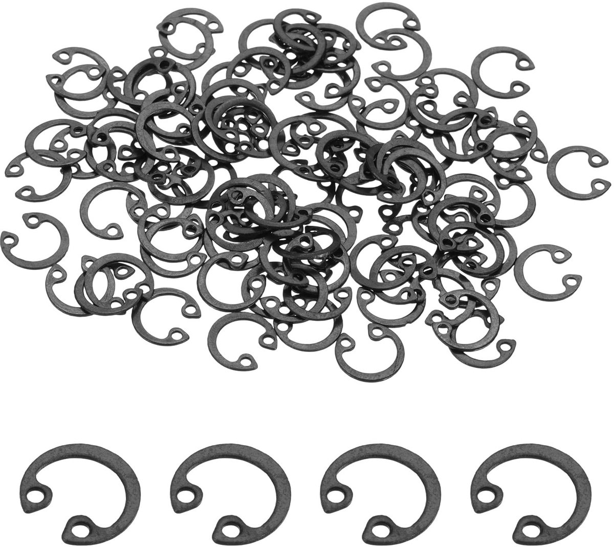 Borgringen 8 mm C-clip borgring 65 mangaanstaal binnenborgring voor automotive groefbouten