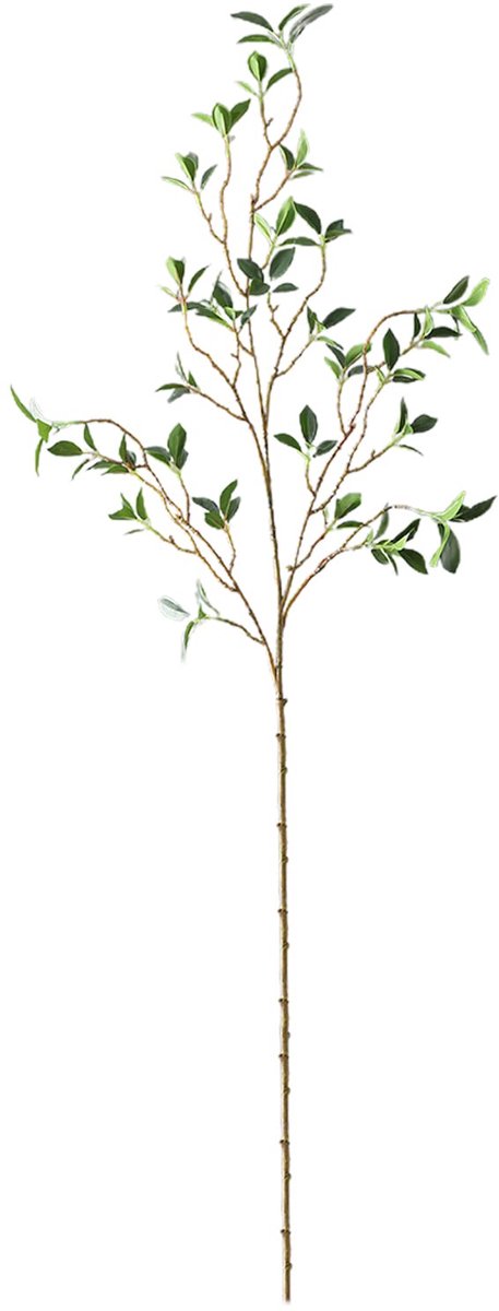 Kunsttakken, Kunstgroen Stengels Olijftakken voor Vazen Nep Groene Bladeren Tak Nep Takken Kunstplanten voor Winkel Tuin Kantoor Thuis Binnendecoratie (113cm/44.5in)
