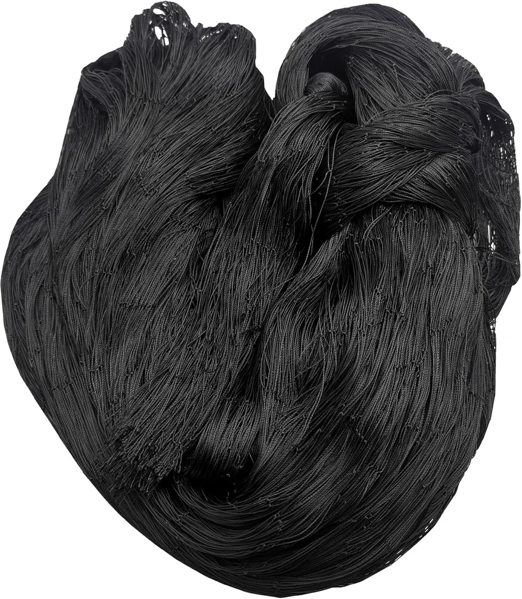 SnelShoppen - Bird Protection Net - Zwart, Duurzaam Vogelnet, Scheurvast Tuinnet, 5x5 cm Maaswijdte, Ideaal voor Plantenbescherming