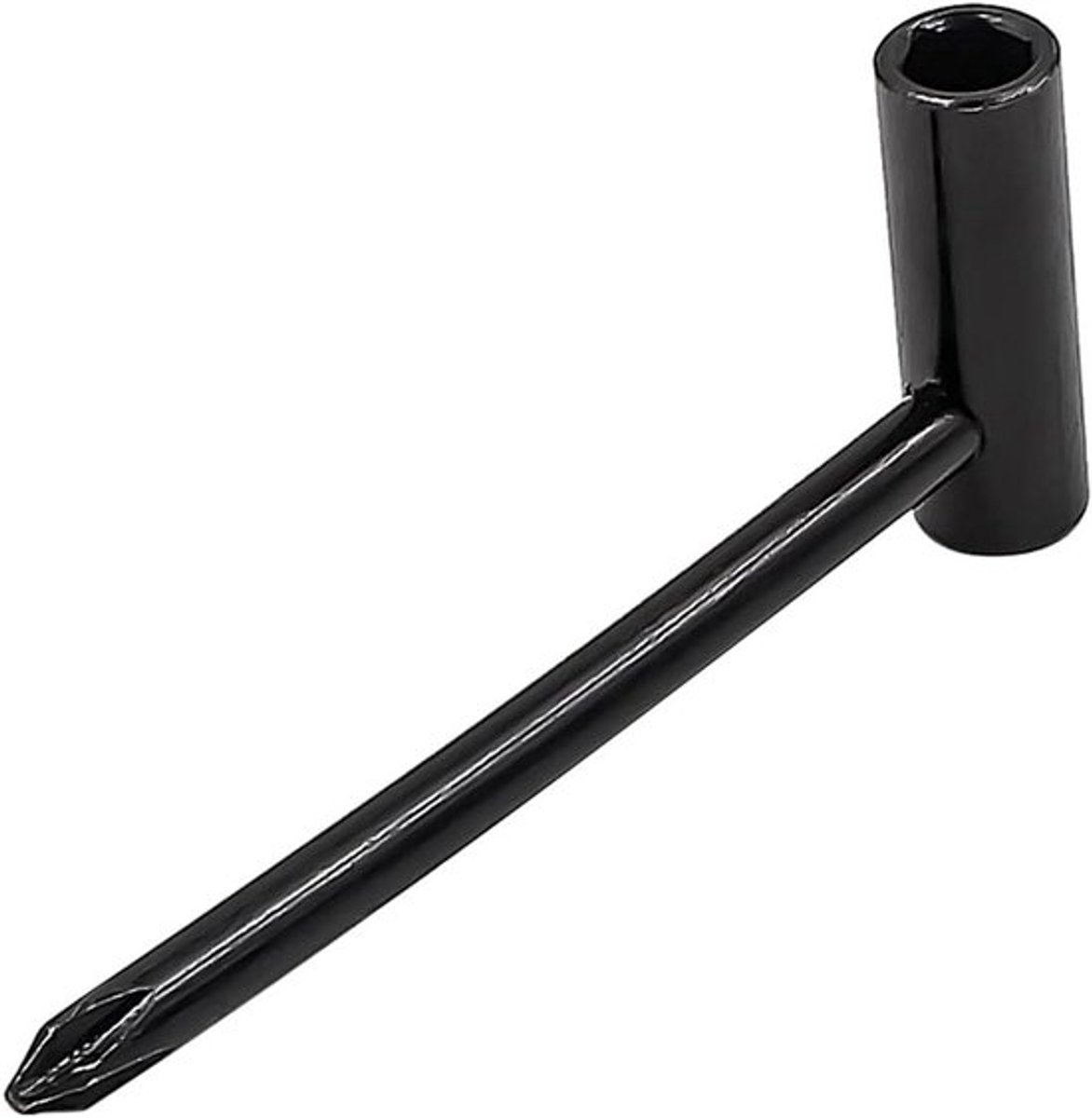 Zwarte Gitaar Truss Rod Sleutel 7mm met Kruisschroevendraaier voor Gitaren - Onderhoud - Gitaar Compatibel - Zwart Model