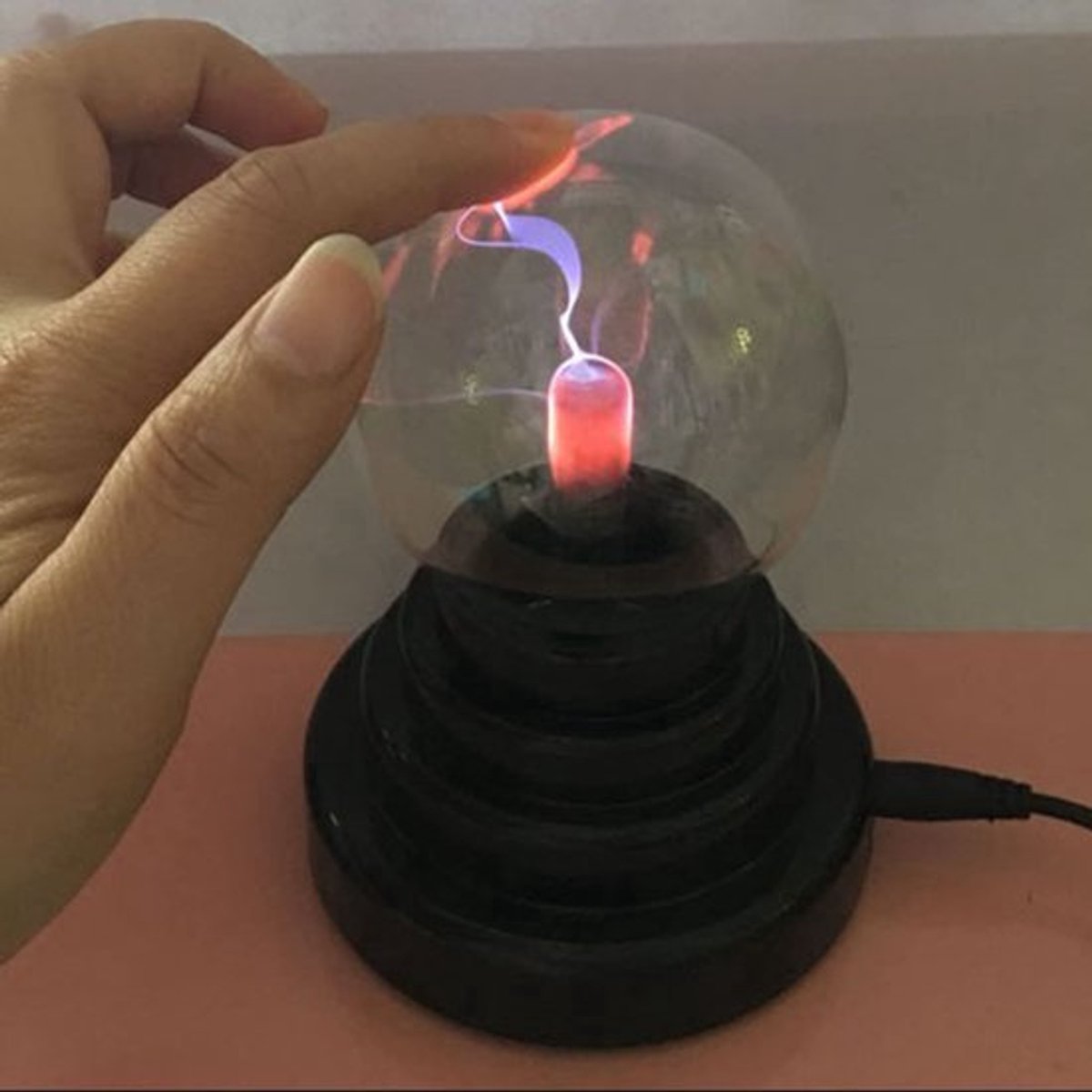 Plasma Lamp 3 Inch - Touch Sensitive Functie voor Slaapkamer en Kantoor