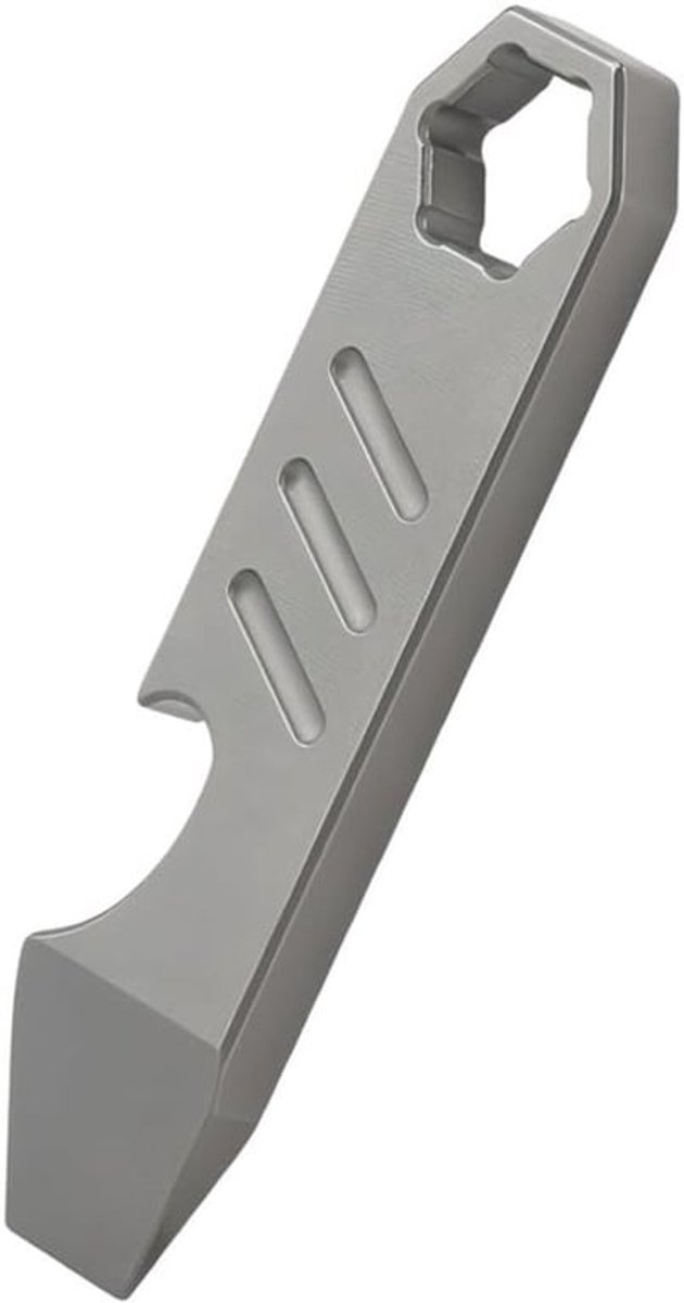 Breekijzer - Sleutelhanger multitool met flesopener - Moersleutel - Schroevendraaier - Clip voor outdoor - multitool - camping accessoires