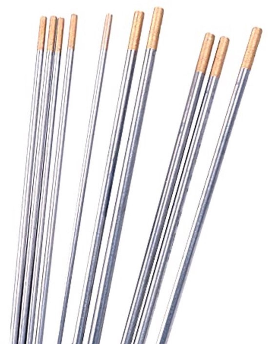 37-delige Tig Kit Gaslens voor WP-17 WP-18 WP-26 - Tanned Tungsten