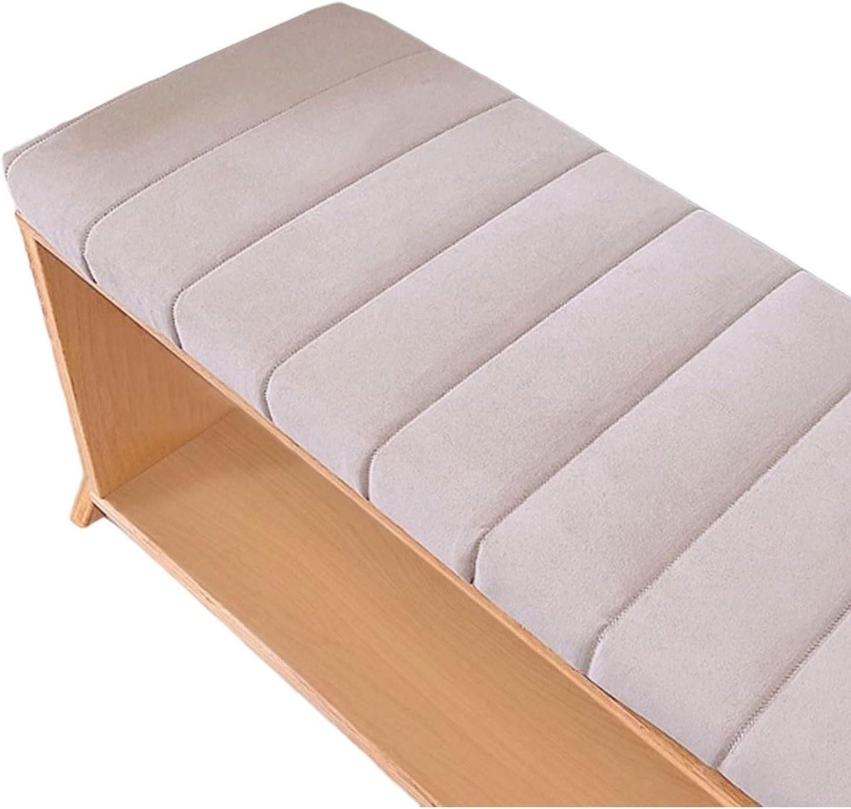 Bankkussen - Zitkussen - Comfortabel Zitten - Antislip - 120x35x5 cm - Melkthee