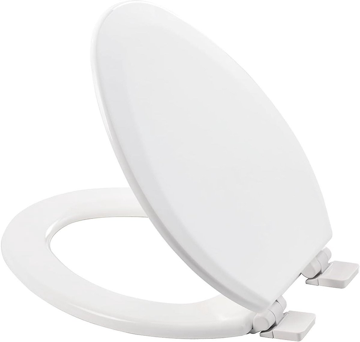 Toiletbril - Zitting Deksel - Comfortabel Gebruik - Soft Close Functie - 48.8 x 35.1 cm - Wit