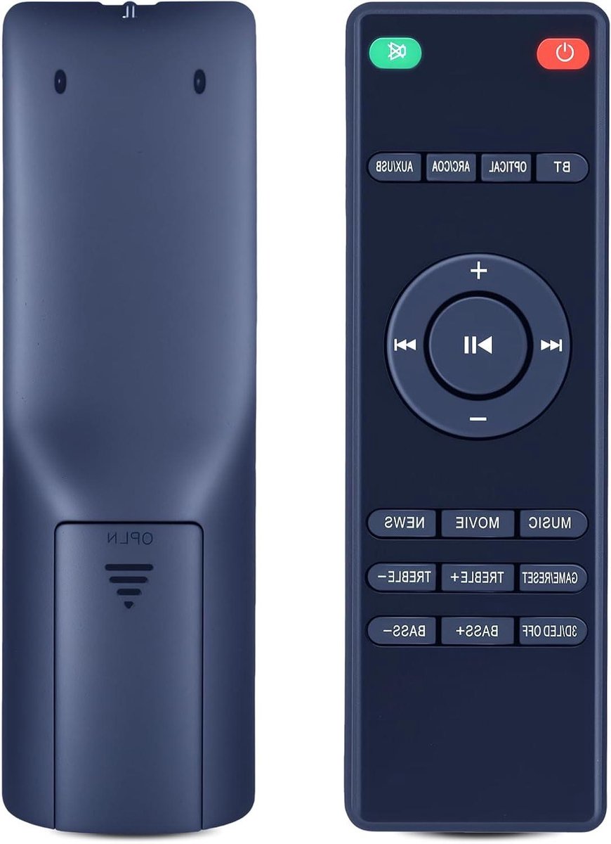 Afstandsbediening Vervanging - Universele Bediening - Home Audio Bediening - Directe Werking - 8 Meter Bereik - Zwart