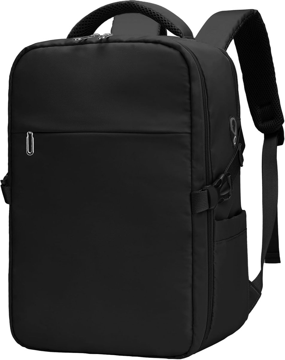 SnelShoppen - Handbagage 40x30x20 cm, Uniseks Reisrugzak voor Dames en Heren, Lichtgewicht, Met Laptopvak en Antidiefstalvak, Perfect voor Ryanair en