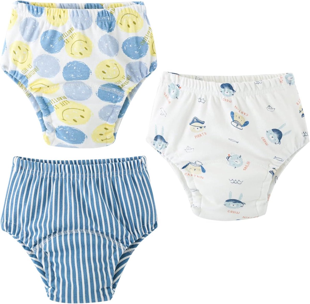 SnelShoppen - 3-pack Baby Potje Trainingsbroek Ademend Mesh Luierbroek Zindelijkheidstraining Ondergoed voor Kinderen - Waterdicht en Comfortabel