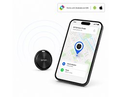 Evy24 GPS Tracker Pro - Werkt met Apple Find My & Android Find My Device - Tag Tracker - Sleutelzoeker - Item Finder - Smart Tracker - Bluetooth GPS Tracker voor Sleutels, Tas en Koffer