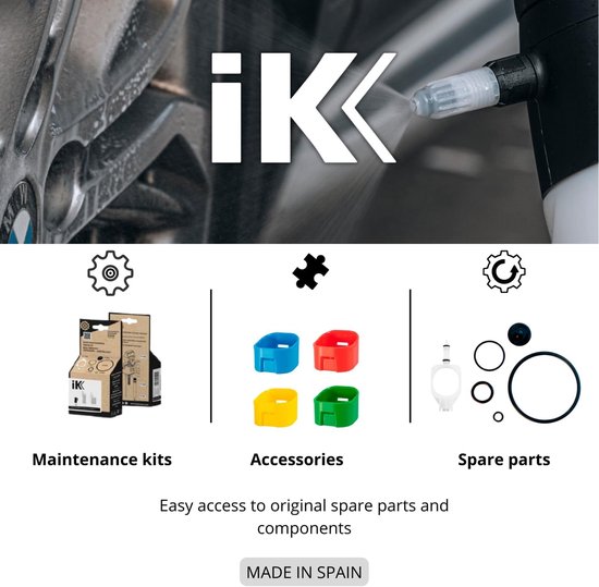 SnelShoppen - IK Multi PRO 2 Drukspuit - 2 Nozzles, Aanpasbare Conenozzel & Vlakke Jetnozzle, Perfect voor Desinfectie, Neutralen Producten, Zuren, Tu — afbeelding 3