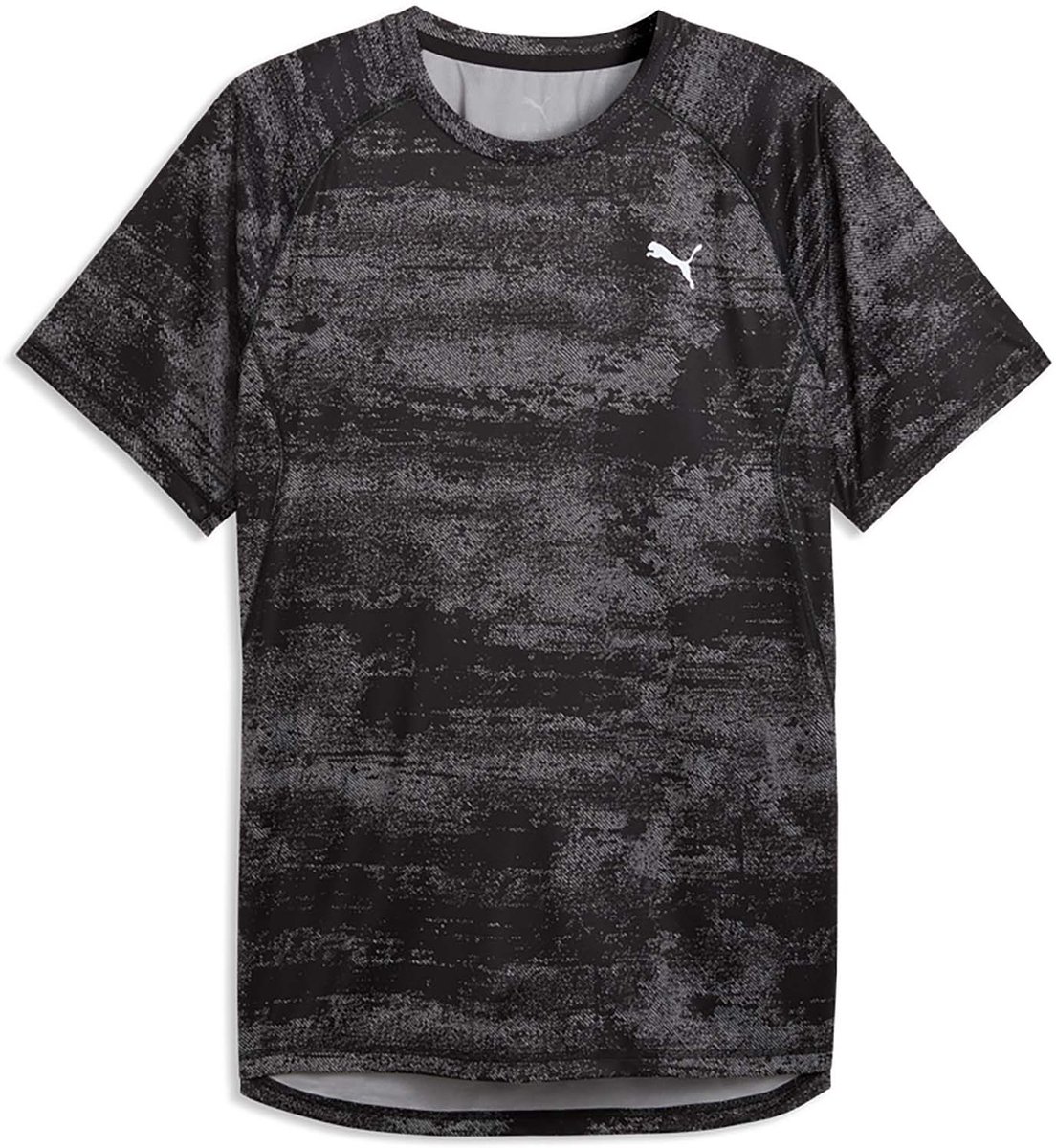 Puma T-Shirt Run Velocity Aop Tee Sportswear Volwassen Zwart