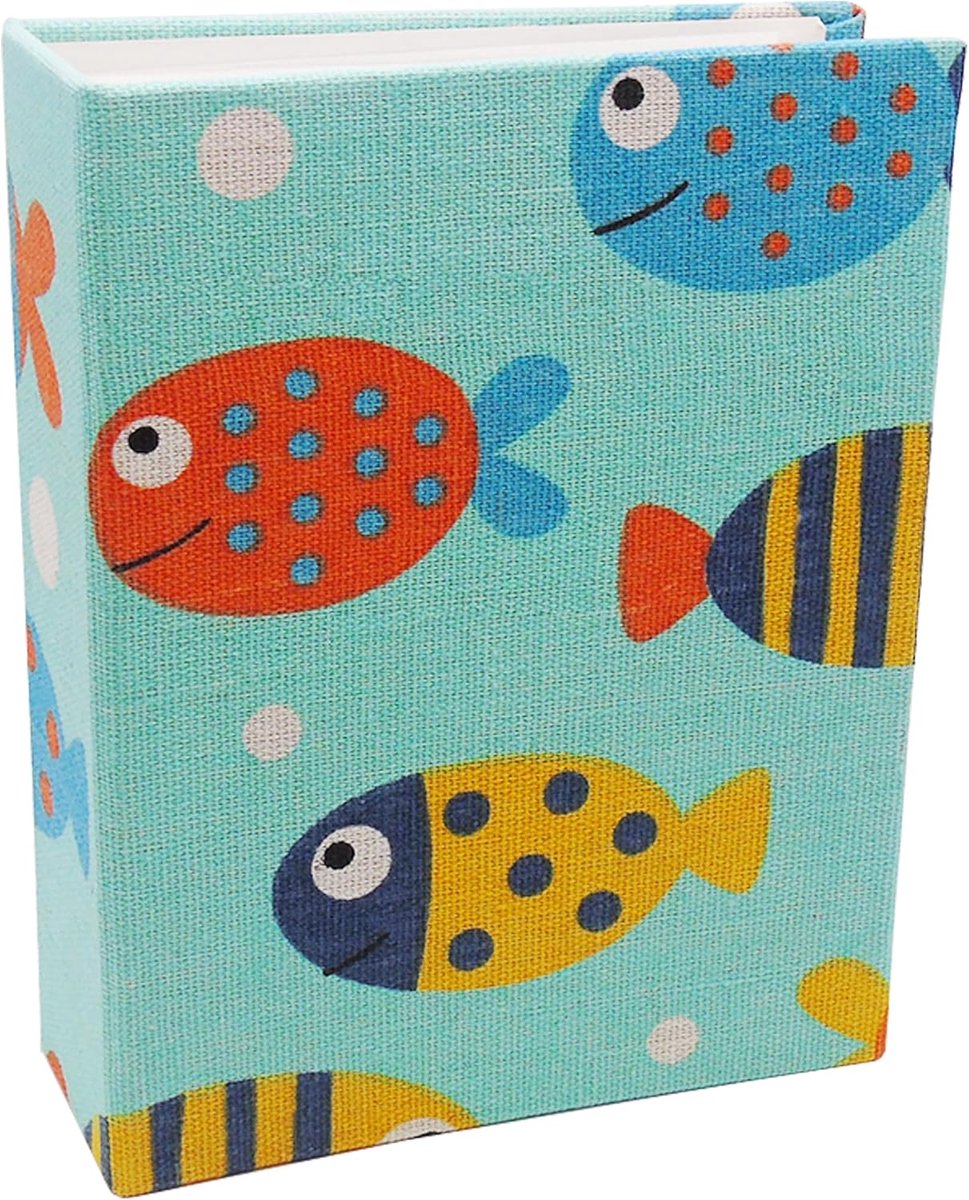 SnelShoppen - Schattig Foto Album voor Kinderen, 100 Compartimenten 4x6 Inch, Duurzaam Linnen Boek voor Baby Foto's, Perfect voor Familieherinneringen