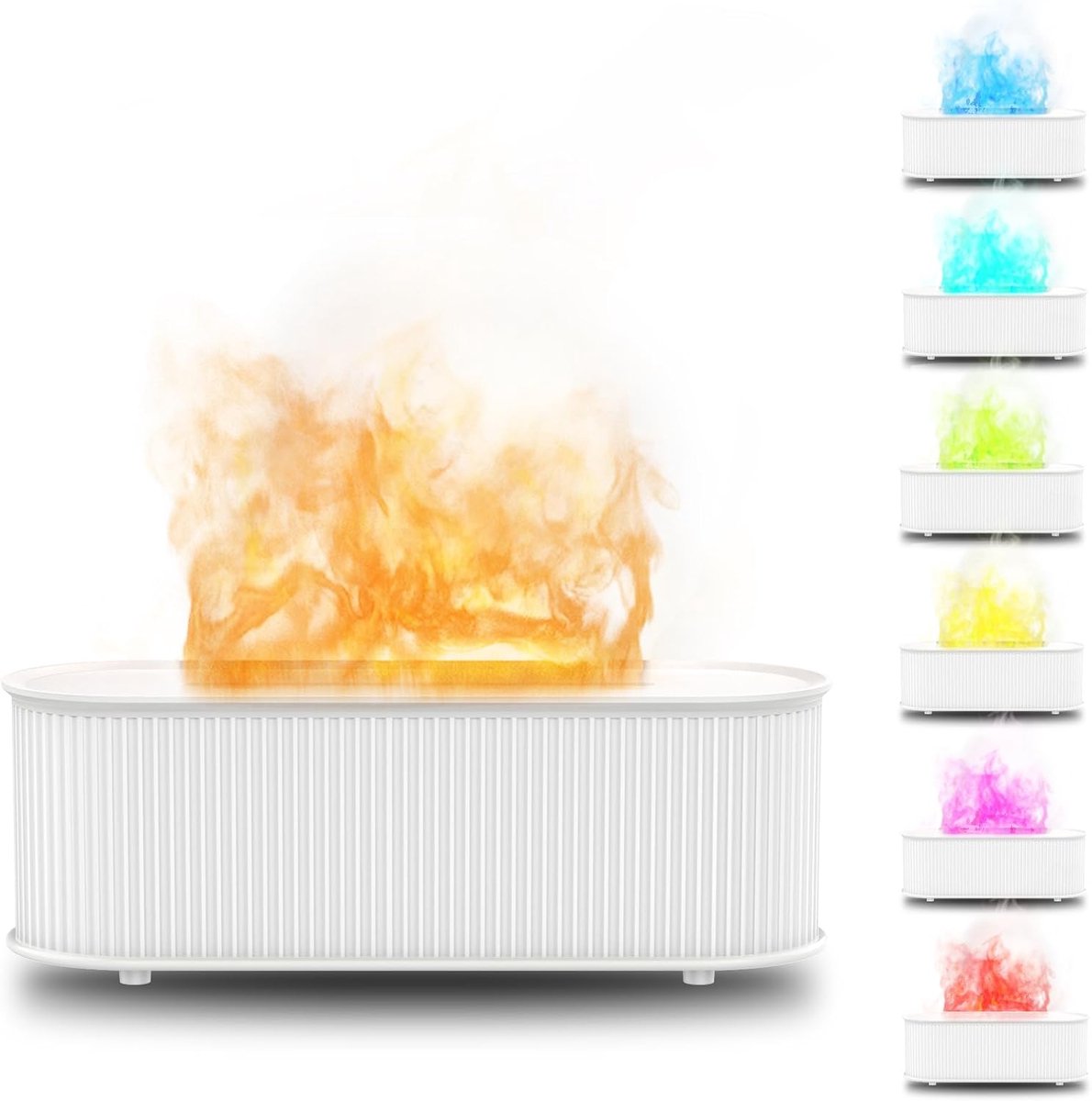 SnelShoppen - 300 ml Aroma Diffuser, Aromatherapie Diffuser met 7 Kleuren LED Licht, BPA Vrij, Humidifier met 3 Timer Instellingen voor Slaapkamer, Ka