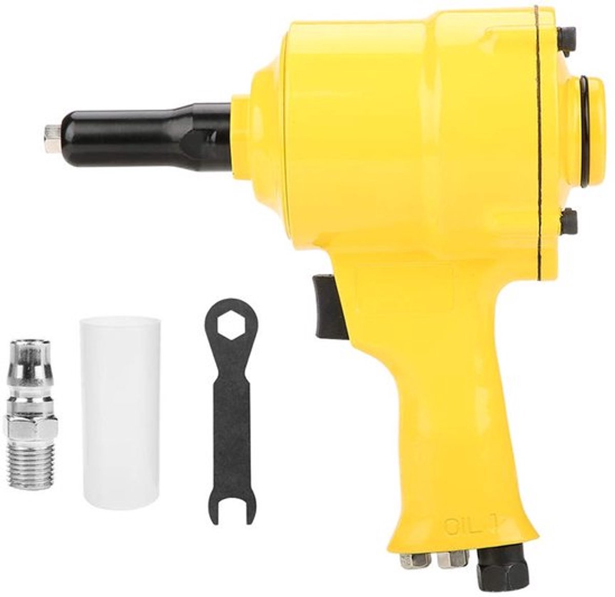 Pneumatische klinkhamer 1/4", 2.4/3.2/4.0/4.8mm Professionele klinknagelpistool voor thuisverbetering