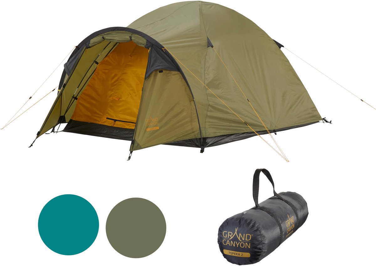 Grand Canyon Topeka 2 Alu Tent Groen 2 Places