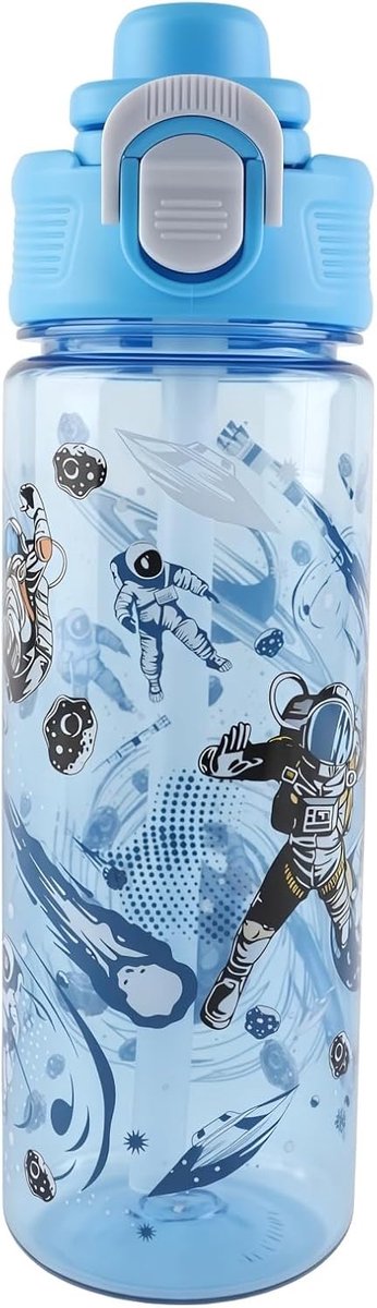 SnelShoppen - Drinkfles voor Kinderen 700 ml, Lekvrij, Duurzaam, Valbestendig, BPA-vrij | School- en Sportfles voor Jongens en Meisjes, Ideaal voor On