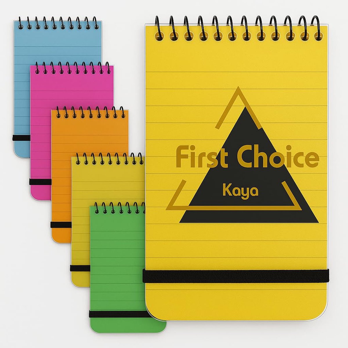 SnelShoppen - Mini Spiral Notepads Set van 6 Neon Pocket Notitieboekjes - Handige A6 Memo Pads voor School, Kantoor, Creatieve Projecten - Perfect voo
