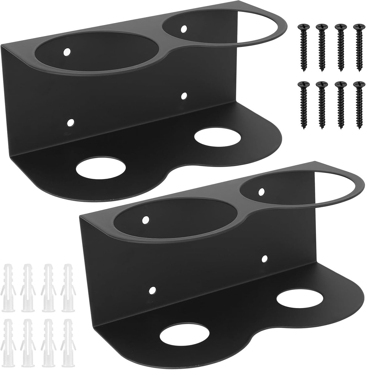 SnelShoppen - 2 x Sprayfles Wandhouder voor Power Tools, Pneumatische Gereedschappen, Garage, Werkplaats, Accessoires, Duurzaam Q235 IJzer, Eenvoudige