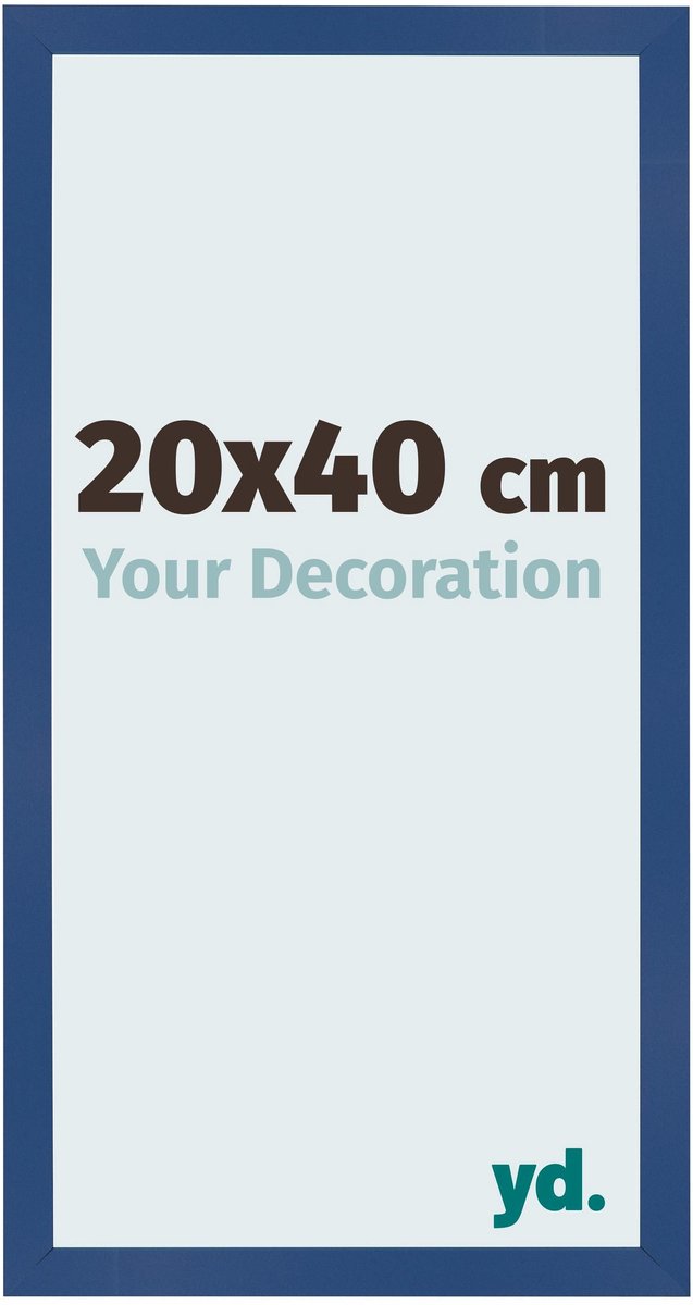 Your Decoration - Fotolijst 20x40 cm - MDF - Donkerblauw - Bologna