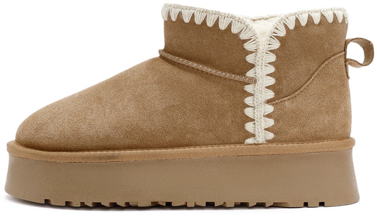 DERIMOD Teddy Boots Suede Leather Teddy Boots