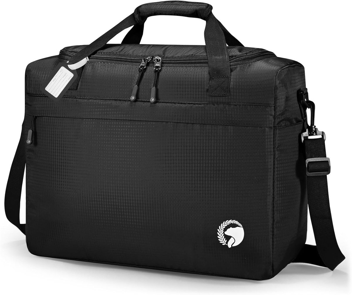 SnelShoppen - Underseat Bag 40x30x15cm | Handbagage Luchtvaart | Waterdichte Reis- en Sporttas | Opvouwbare Weekendtas voor Heren en Dames | 20L Reist