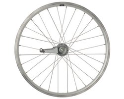 CORDO Achterwiel - Kinderfiets - Mach1 ER10 - 28 Spaaks - 110 mm - Shimano Remnaaf - Zilver