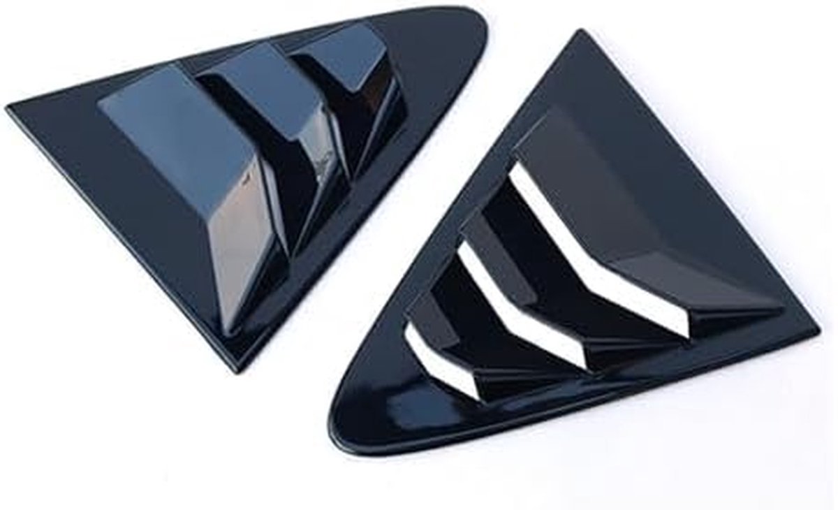 Driehoekige Raamspoiler - Auto Decoratie - Auto Stylen - Hoogwaardig ABS Materiaal - 10x10