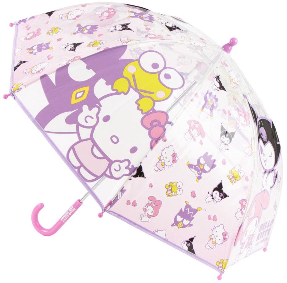 Hello Kitty Transparent Manual Umbrella POE Kids