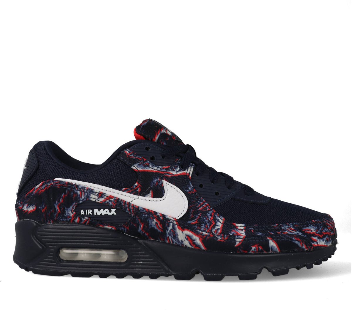 Nike Air Max 90 Printed Canvas Donkerblauw