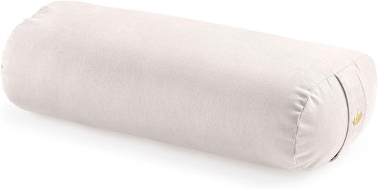 Yoga Bolster - Yin Kussen - Herstellende Oefeningen - Wasbare Katoenen Hoes - 72 x 30 x 20 cm - Antraciet — afbeelding 4