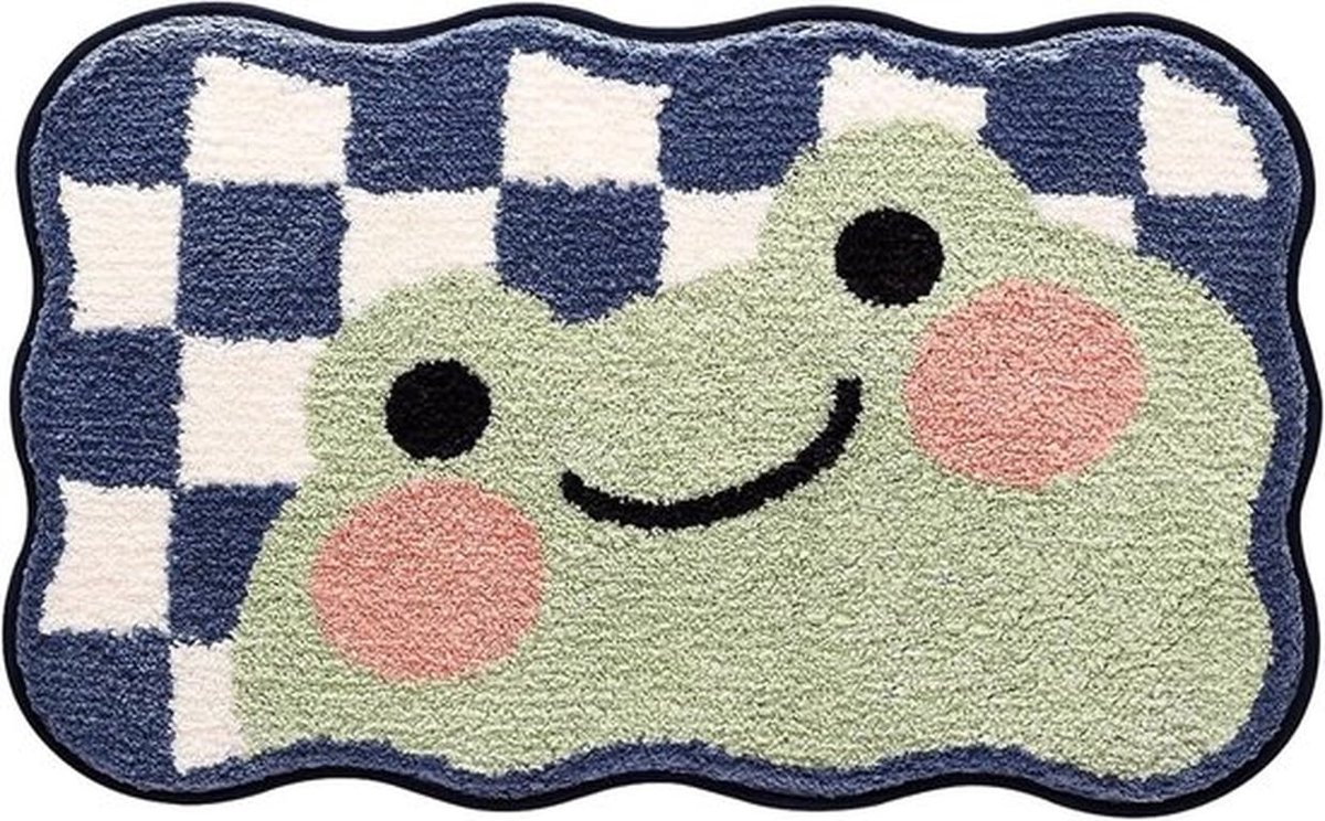 Antislip Microfiber Badmat - Schattige Badkamermat - Superabsorberend en Waterdicht - Machinewasbare Badkamertapijt voor Douche, Slaapkamer, Keuken, Deurmat (40 x 60 cm)