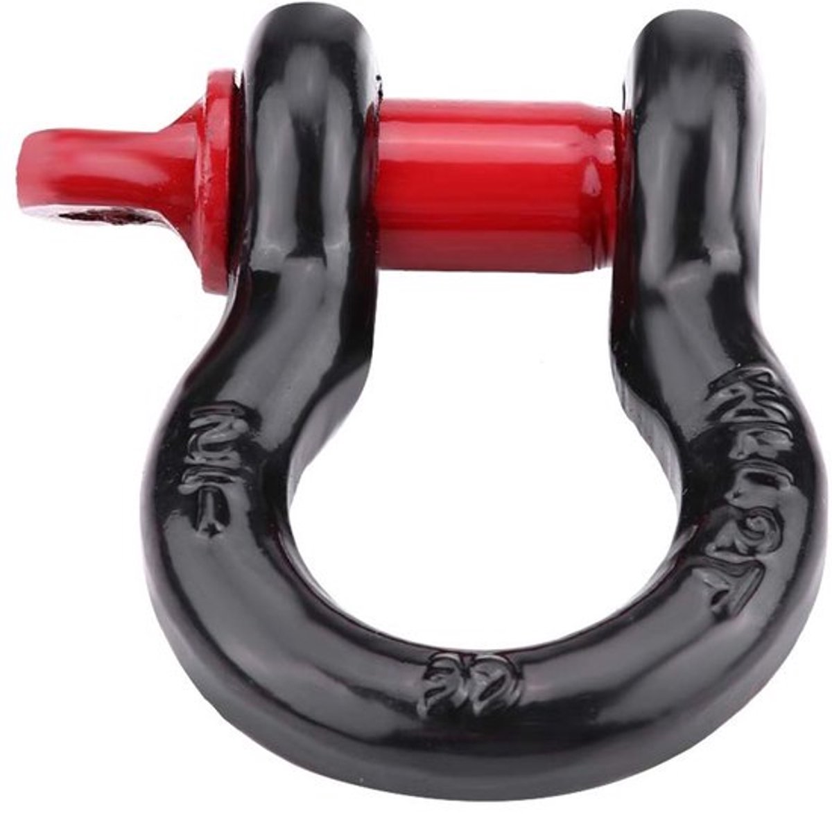 D-ring voor montage van schroeven, mof, houder voor kettingen, verzinkt, D-ring voor de terugwinning van het voertuig 2T Standaard Andere accessoires
