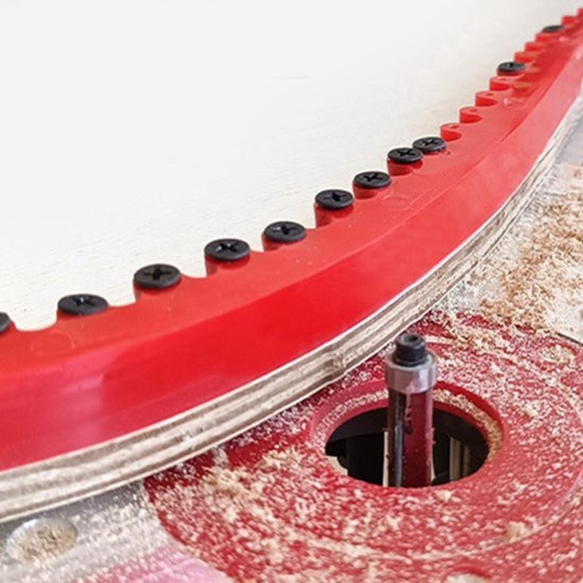300 Cm Lange Flexibele Curvevorm Sjabloon voor Houtbewerking - Uitstekende Terugslag Gear Aangedreven Profielstrip met Contourmeters - Frees Sjablonen voor Houtoverdracht