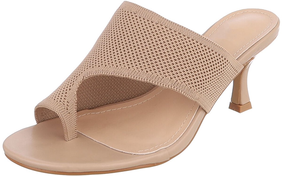 Muil met hak - open hiel - dames Mt:37