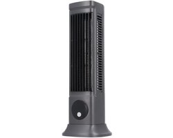 LISM-Tafelventilator, 27 cm, stille ventilator zonder bladen, 3 snelheidsniveaus, 3D-breedhoekventilator, verstelbare voet, luchtgekoelde tafelventilator, Geschikt voor slaapkamers en kantoren.